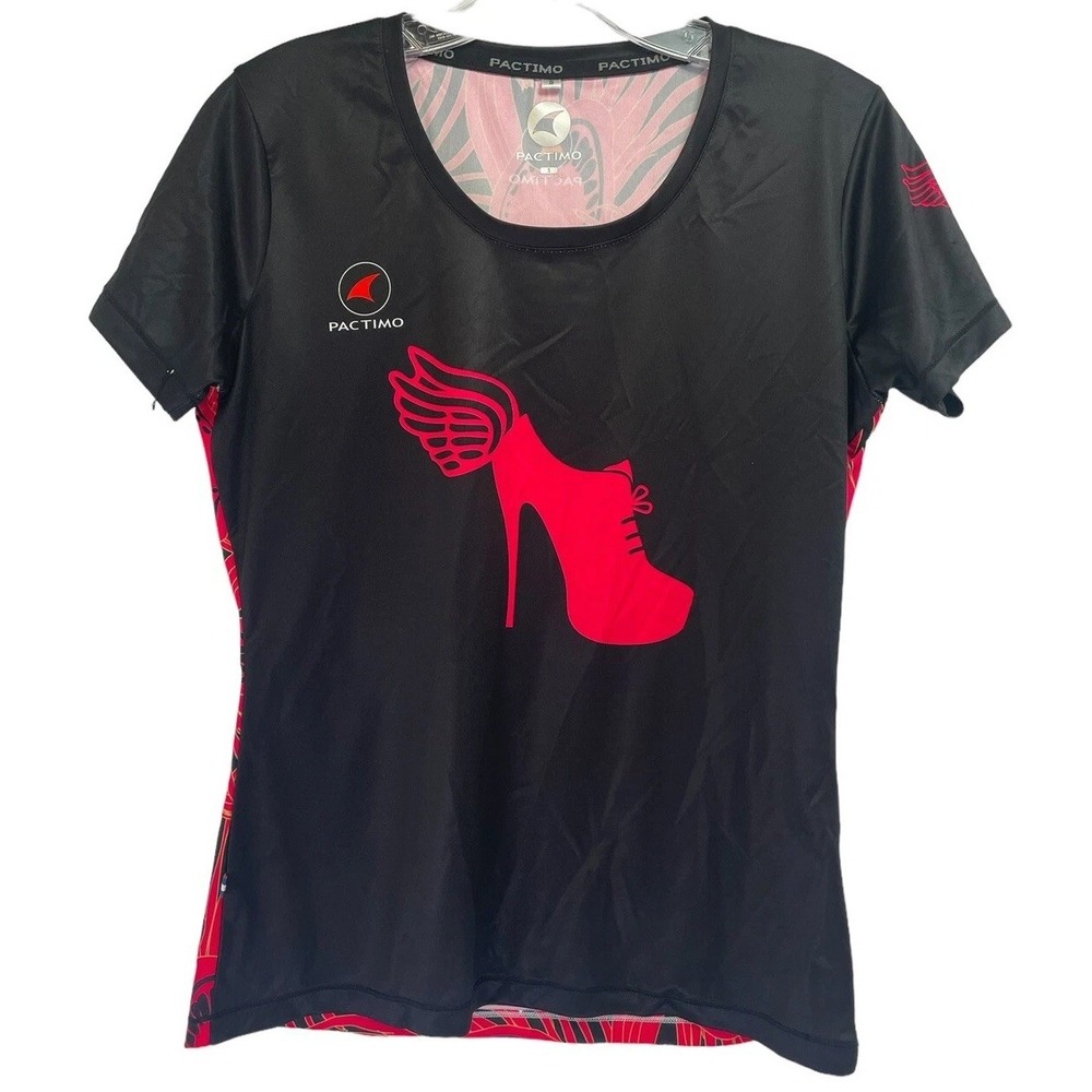 Pactimo Cycling‎ Womens Small Black High heel S/S Cycling Jersey (BB9) NW/OT